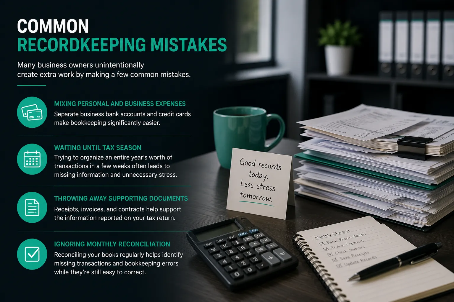 Common Recordkeeping Mistakes