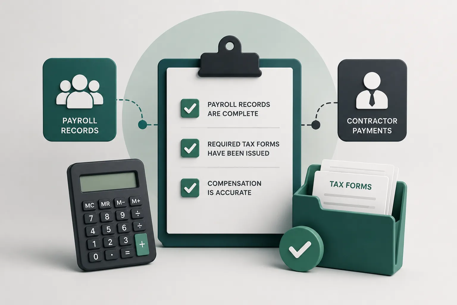 Confirm Payroll and Contractor Information