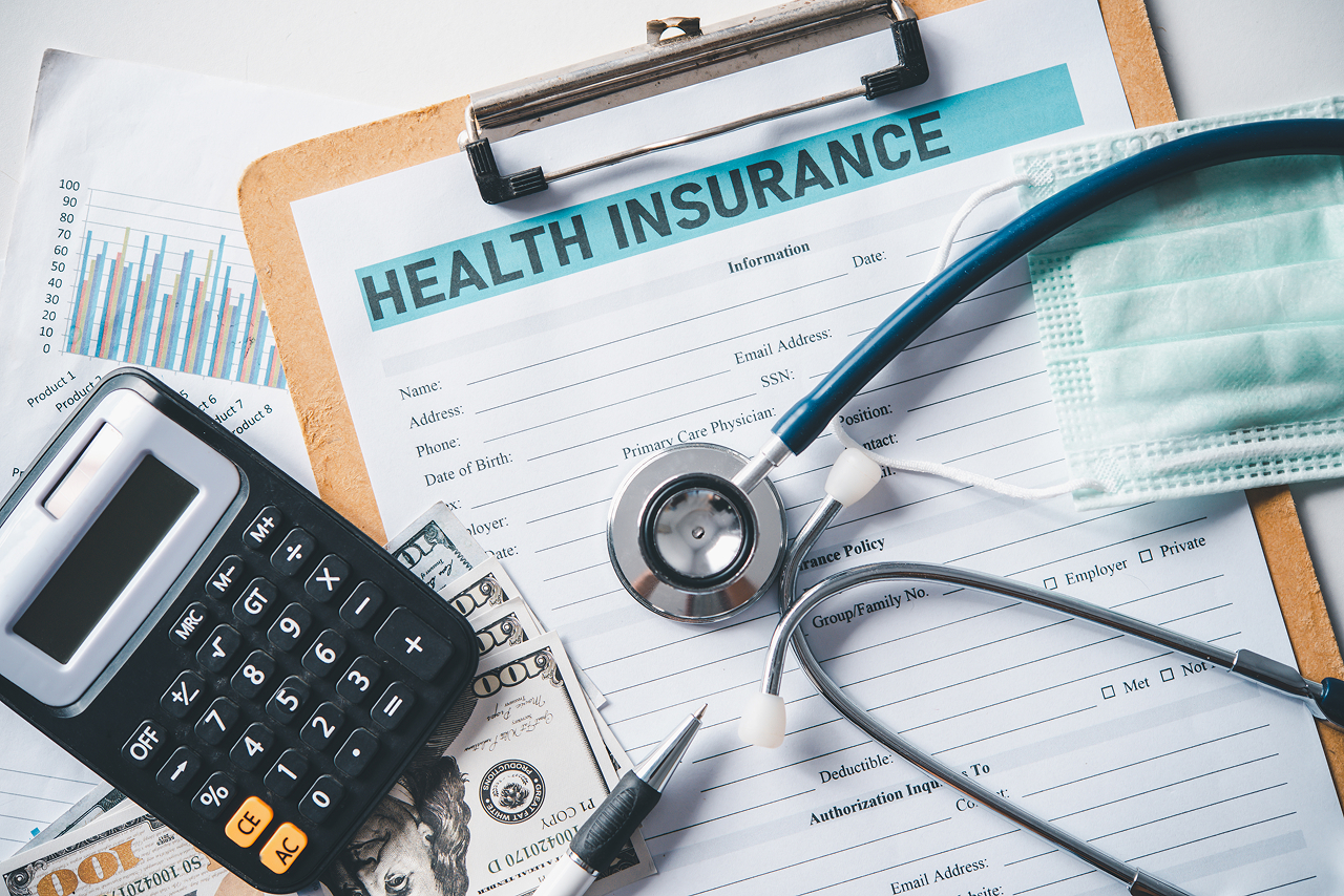 health-insurance-documents-with-stethoscope